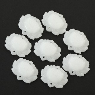 [Nguyên liệu làm trâm] ngọc bội hoa sen 24*30mm