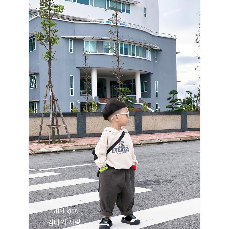 ÁO HOODIE CHO BÉ GÁI VÀ BÉ TRAI PHONG CÁCH HÀN QUỐC FORM NHỎ 503