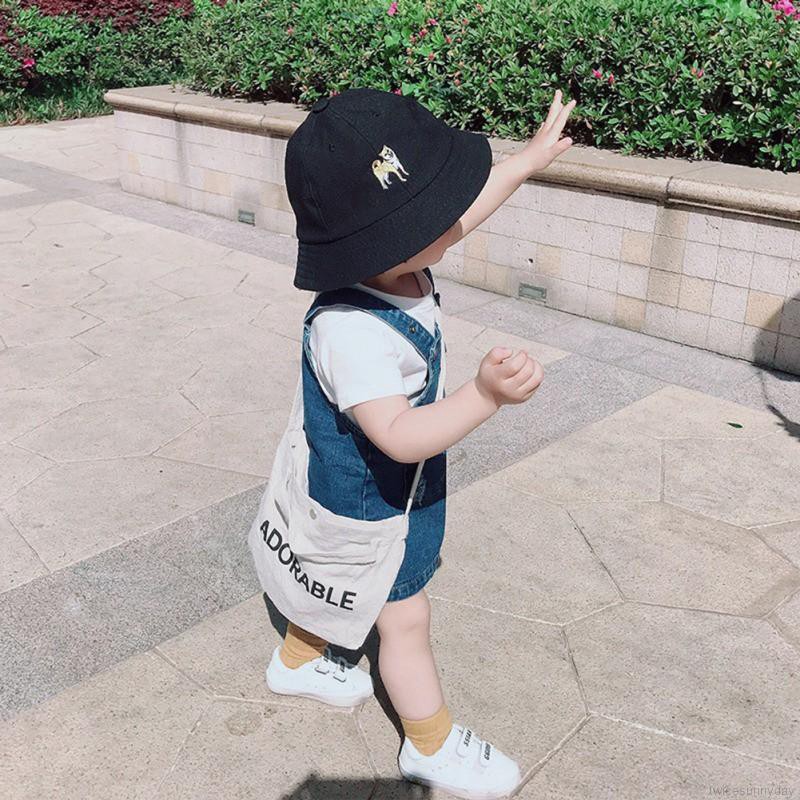 Bộ áo liền quần dài tay in hình đáng yêu cho bé