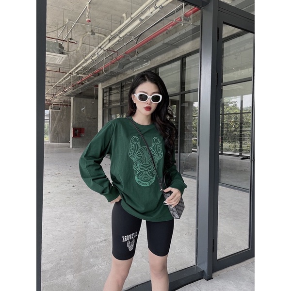 (ảnh thật) Áo tay dài M. LB lìework/ monogram( có bán rời)