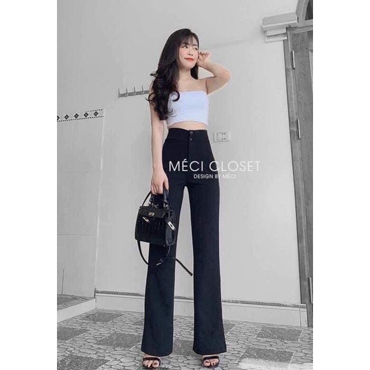 Quần tây ống pass nữ 914 lưng cạp cao chất vải tuyết mưa xịn đứng form thời trang công sở ulzzangITrần Hân Shop 20002780