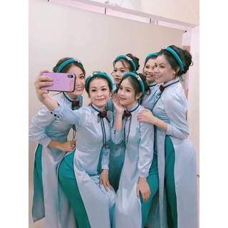 Áo dài có nơ cổ