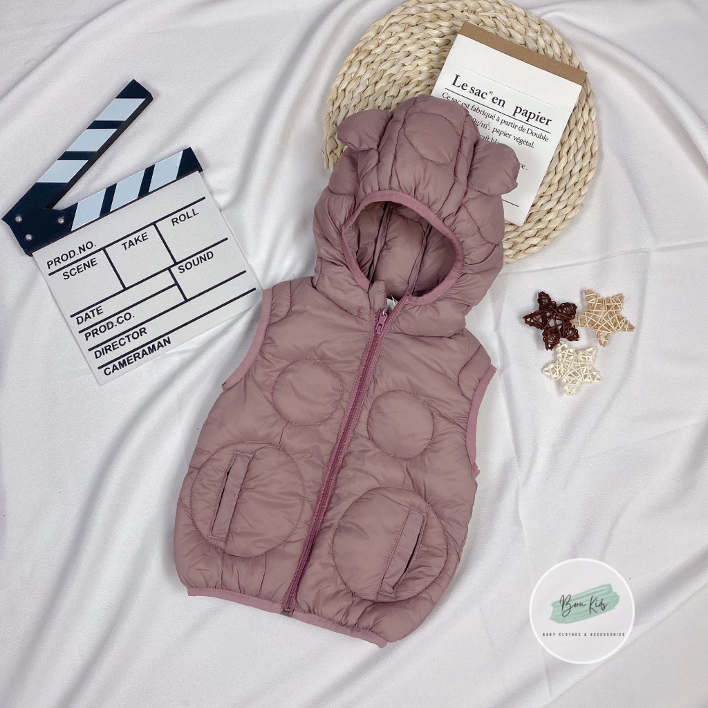 Áo Phao gile lông vũ siêu nhẹ cho bé Boru.kids21