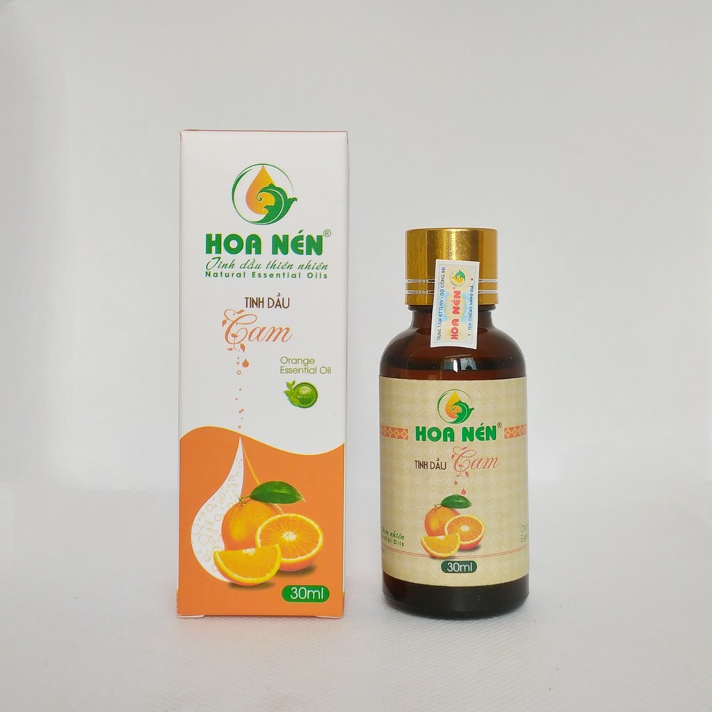 Tinh Dầu Cam Ngọt Nguyên Chất Hoa Nén 30ml - Tinh dầu xông phòng khử mùi, đuỗi muỗi, giúp giấc ngủ sâu