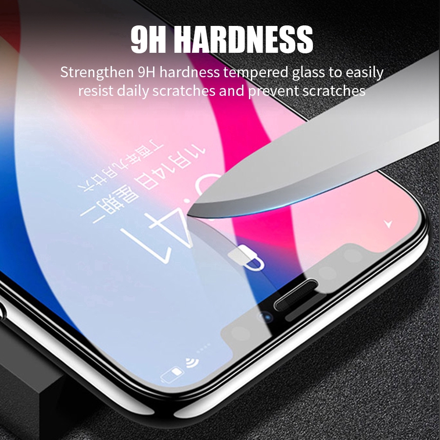 Kính cường lực 6D bảo vệ toàn màn hình cho iPhone 12 13 Pro Max 12 Mini 11 Pro Max X XS Max XR