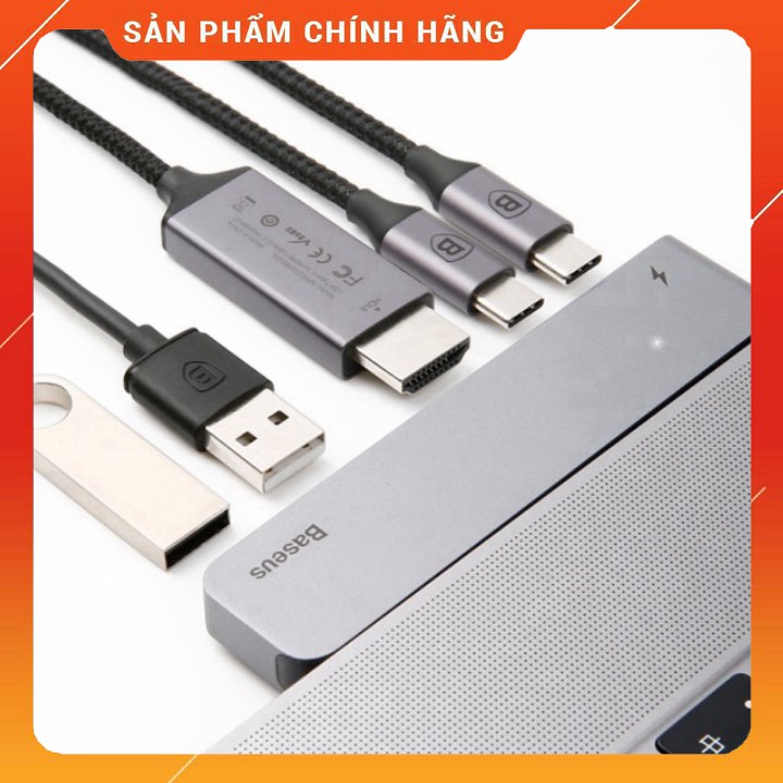 Bộ Hub chuyển đổi 5 trong 1 dành cho Macbook CAHUB-B0G SM