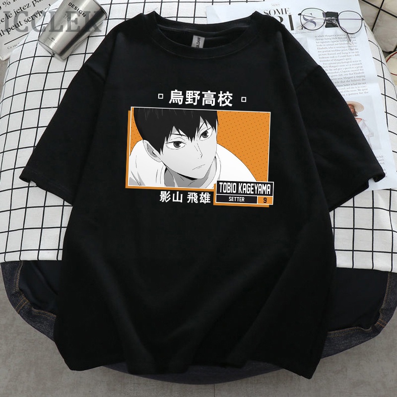 HOT🔥 Áo Phông Anime Karasuno Haikyuu T Shirt Kageyama Shoyo Hinata mẫu mới cực chât độc đẹp giá rẻ