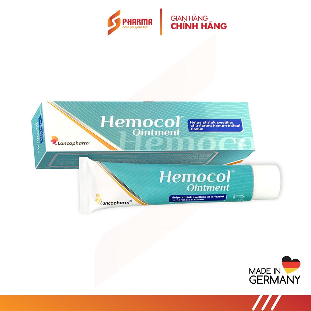 Kem bôi da, bôi trĩ LANCOPHARM HEMOCOL OINTMENT 30G – Crevil [Đức]