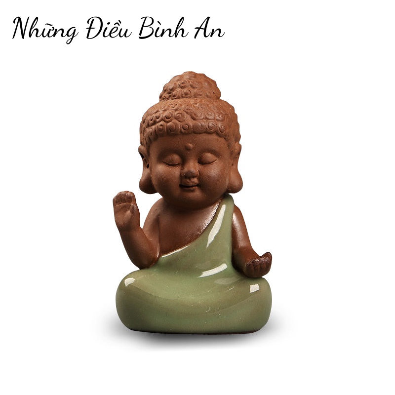 Tượng chú tiểu dễ thương/ Sét 3 nhà sư mang lại bình yên, nhẹ nhàng, thư thái 💕FREESHIP 50k💕 - Những Điều Bình An