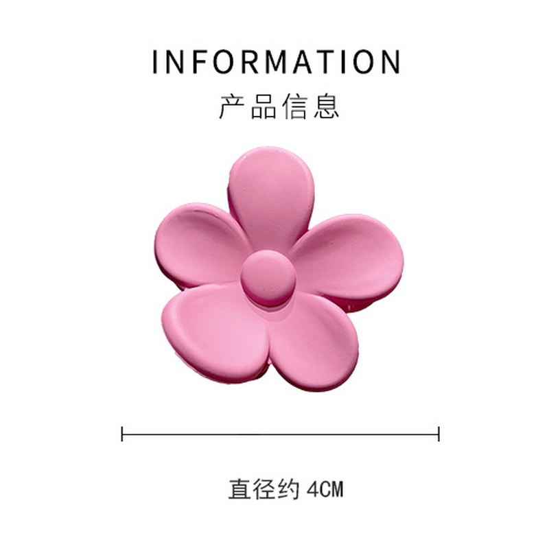 Kẹp Tóc Hình Hoa Bằng Acrylic Dễ Thương Phong Cách Hàn Quốc