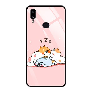 [FREESHIP ĐƠN 50K] Ốp lưng điện thoại Samsung Galaxy A10S - mặt Kính Cường Lực - 03080 0047 SLEEP