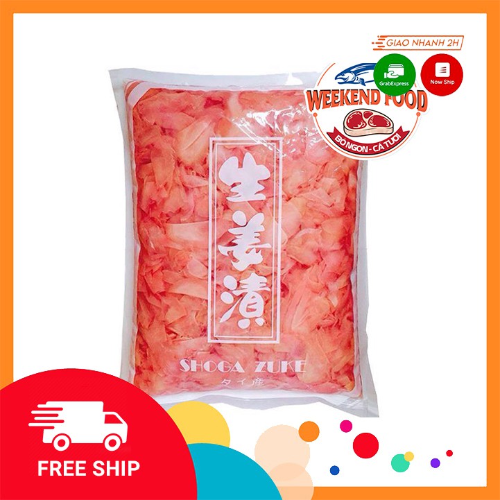 [Mã 159FMCGSALE giảm 8% đơn 500K] [Hàng chuyên dùng] Gừng hồng sushi cao cấp Thái Lan - 1.5kg (gói lớn siêu tiết kiệm)