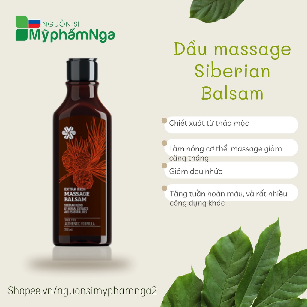 Dầu Siberian Balsam đa công dụng