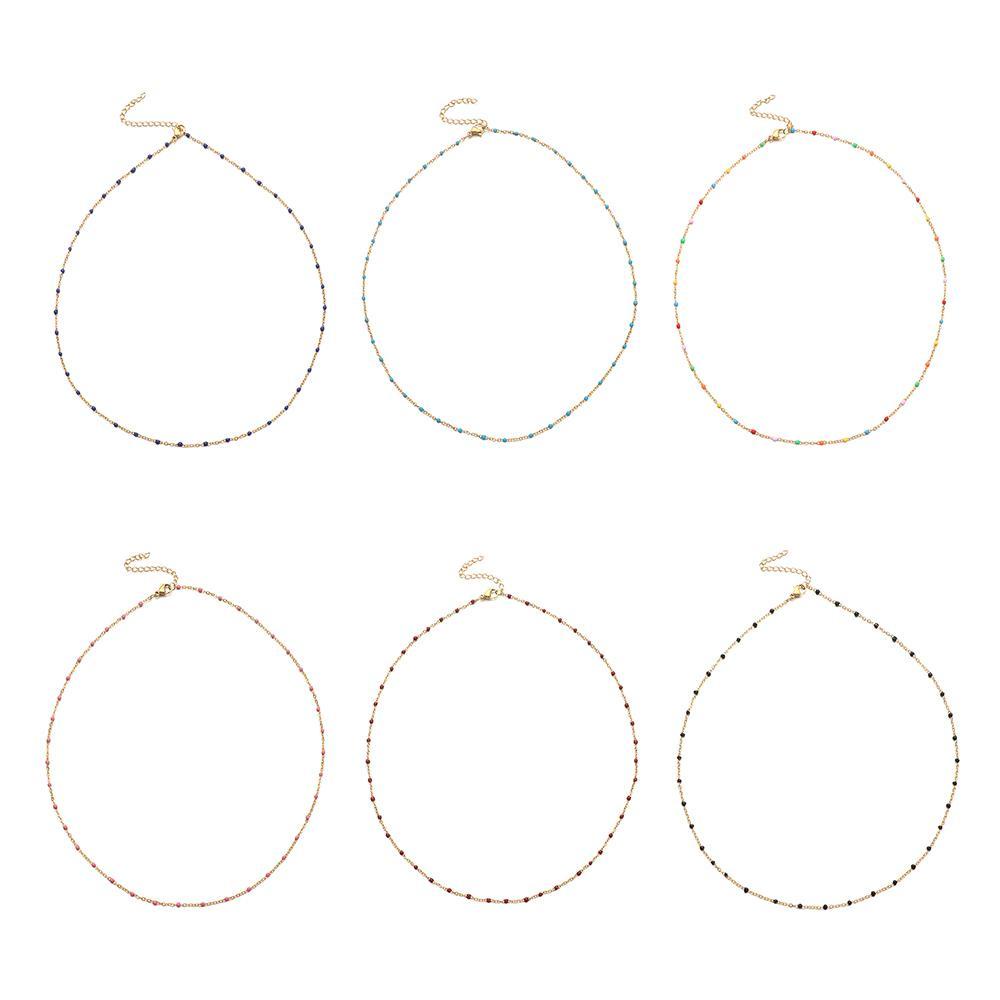 EUCA Vòng Cổ Choker Màu Sắc Thời Trang Cho Nữ