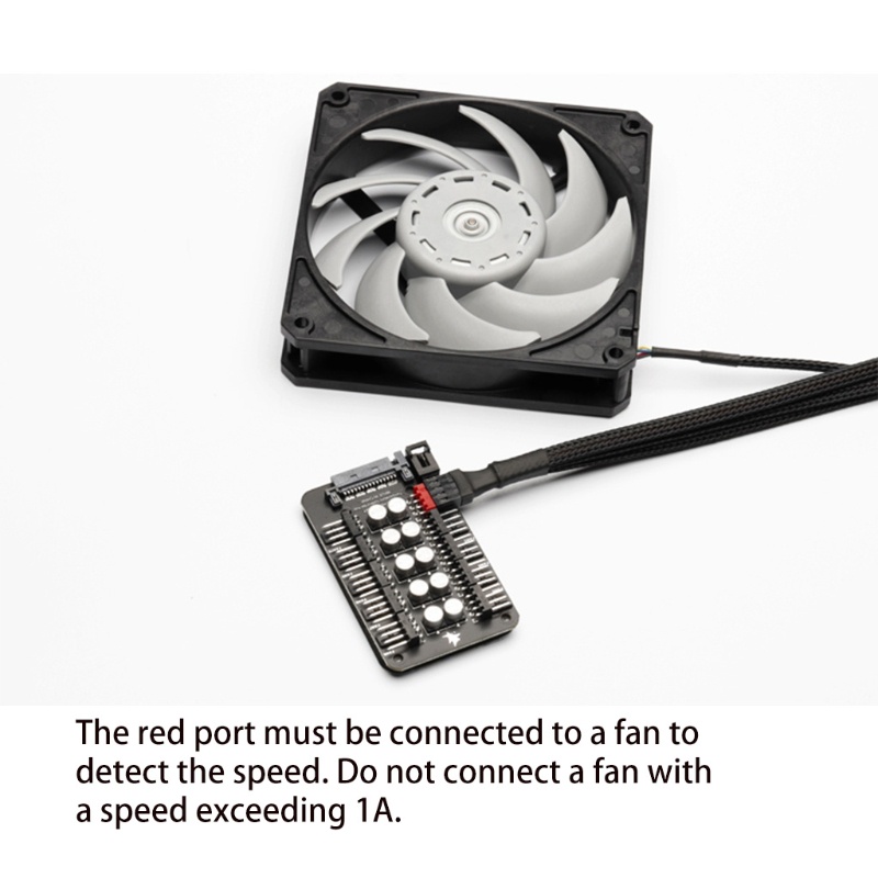Bộ Điều Khiển Tốc Độ Quạt 10 Kênh 4pin Pwm Cho Cpu Case Pwm | BigBuy360 - bigbuy360.vn
