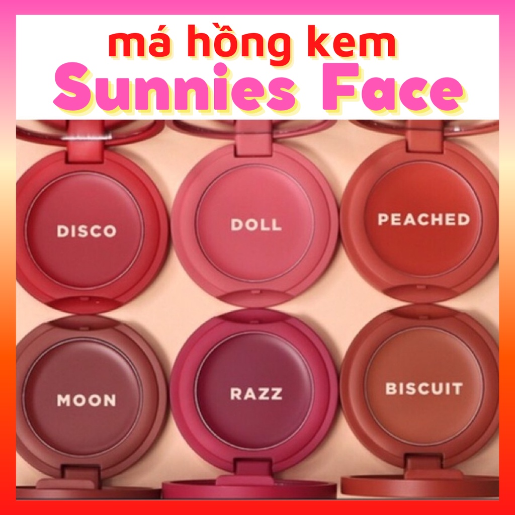 MÁ HỒNG DẠNG KEM SUNNIES FACE AIRBLUSH CHÍNH HÃNG - 11322