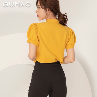 Áo tay phồng cổ trụ AA9106 GUMAC