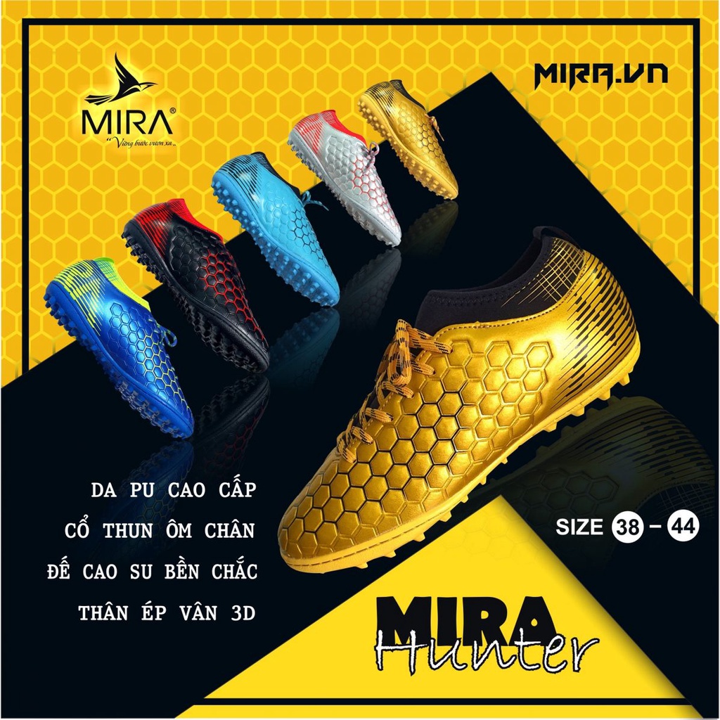 GIÀY MIRA HUNTER Đế TF Sân Cỏ Nhân Tạo .Giày Bóng Đá Chính Hãng