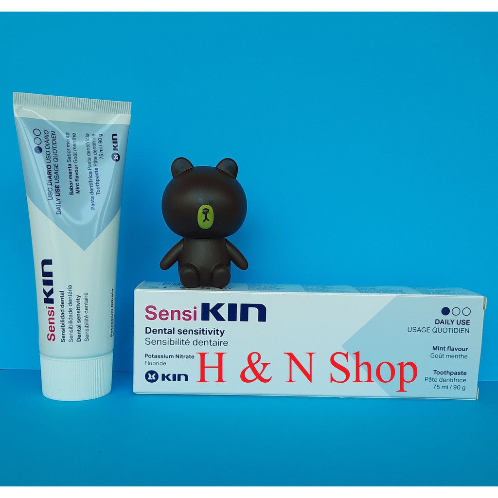 KEM ĐÁNH RĂNG SENSIKIN GIẢM Ê BUỐT RĂNG - SENSI KIN 75ML