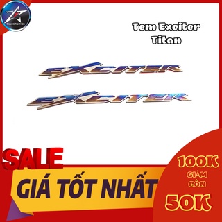 [SALE] CHỮ EXCITER  VÀ WINNER TITANIUM KHÒ LÊN MÀU