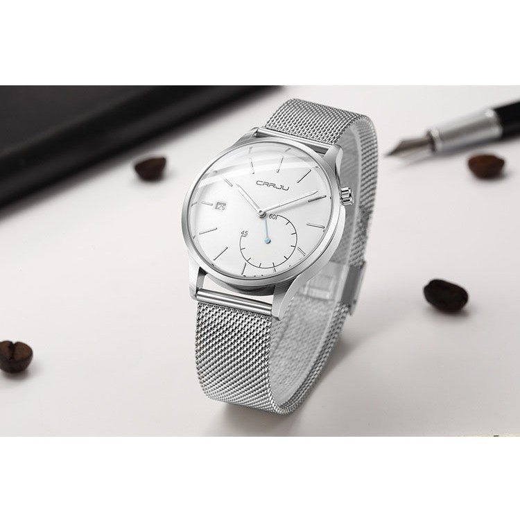 Đồng Hồ Thạch Anh CRRJU 2129 Phối Dây Da Thời Trang Thể Thao Cho Nam | BigBuy360 - bigbuy360.vn