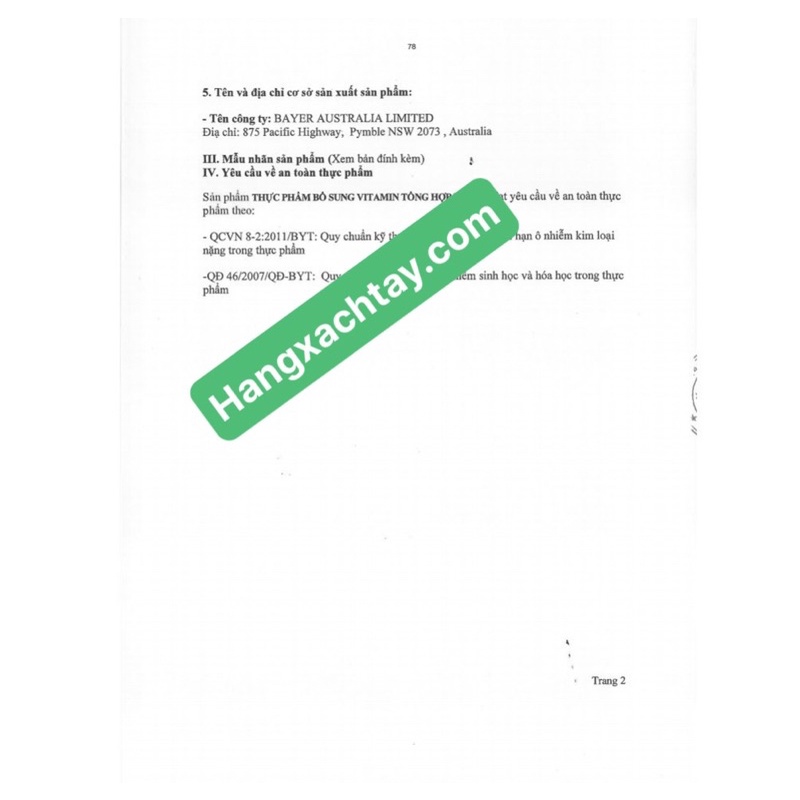 Vitamin Tổng Hợp Elevit Bầu Úc 100 Viên