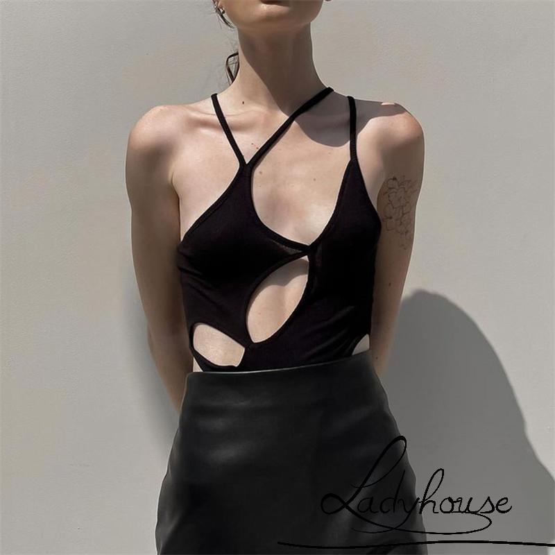 Áo liền quần hai dây hở lưng màu sắc quyến rũ cho nữ