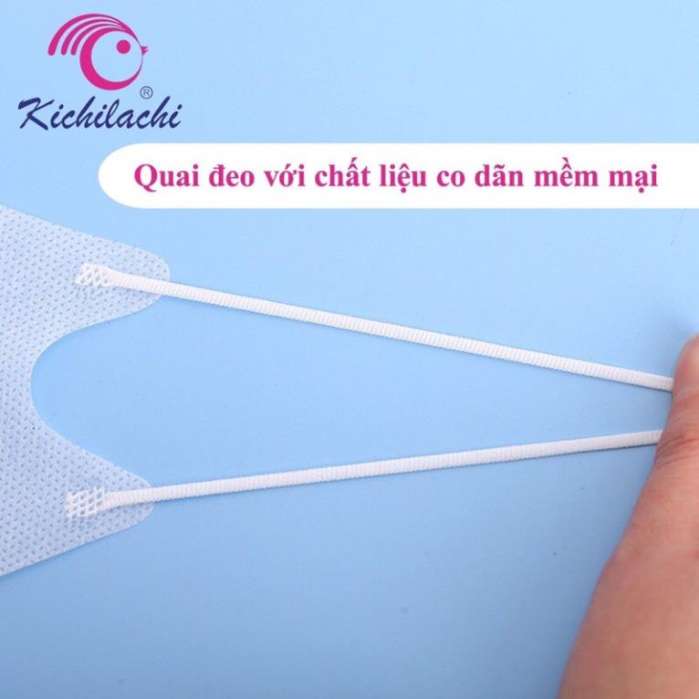 Khẩu trang trẻ em Kichilachi 3D Mask kháng khuẩn, an toàn cho bé