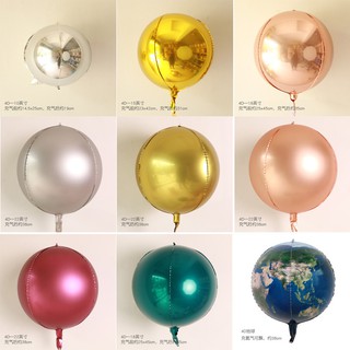 Bóng tròn 4D trang trí sinh nhật Bóng Bay 4D Size 24INCH 60CM, trang trí ngày nhà giáo 20/11 ,tiệc cưới .