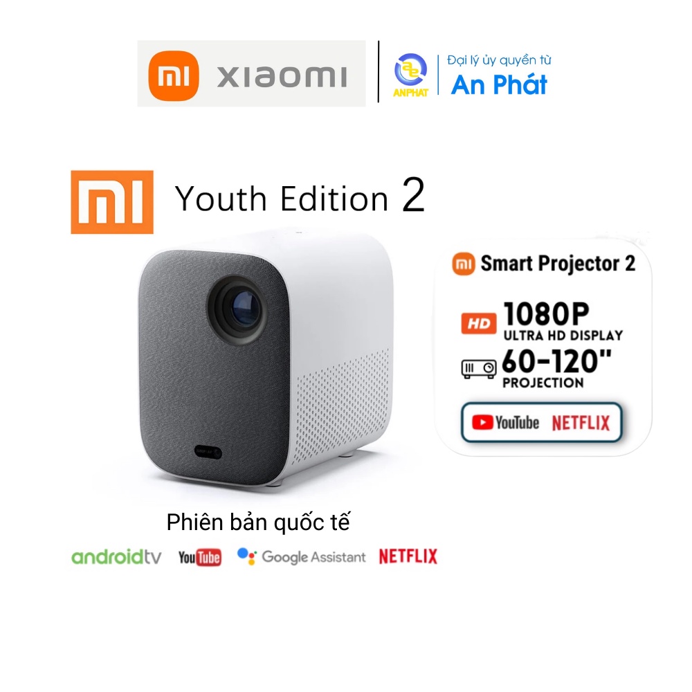 Máy chiếu Xiaomi Mi Smart Projector 2 (bản quốc tế - chính hãng DGW PP - Bảo hành 12 tháng)