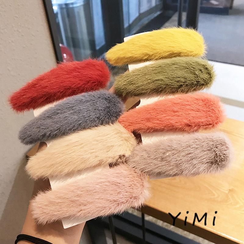 【Yimi.Vn】Kẹp tóc màu đỏ sang trọng