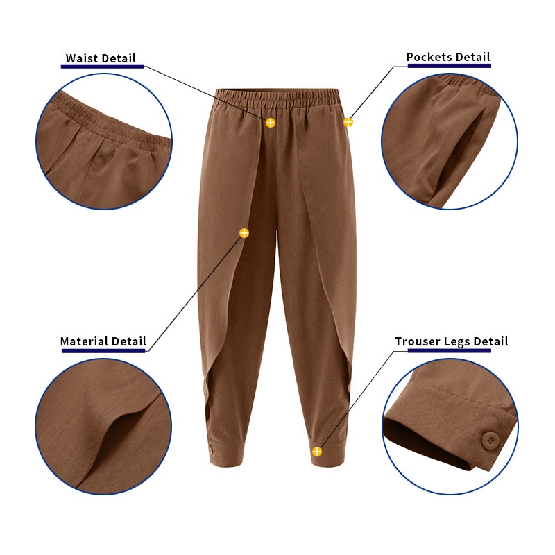 Quần ống rộng Zanzea thời trang cá tính cho nữ