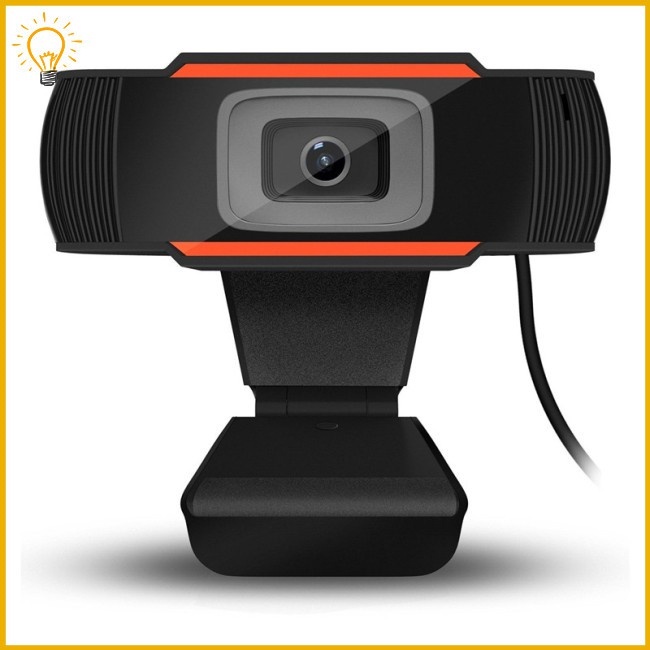 Webcam HD 720p tích hợp micrô hấp thụ âm thanh tốt độ phân giải cao dành cho máy tính