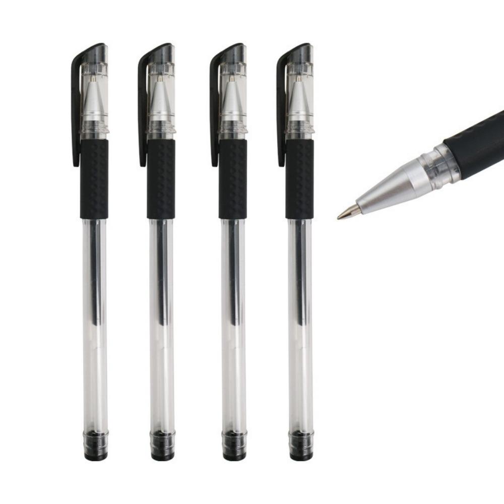 Set 20 bút bi nước mực gel Pison đen đỏ xanh ngòi kim 0.38mm - PVN1677 - 1 bộ