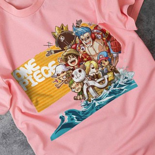 One Piece -- Áo Thun unisex In Đội Mũ Rơm