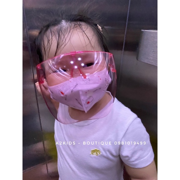 [CHÍNH HÃNG] Kính chắn giọt bắn TRẺ EM che hết mặt FACE SHIELD KID chống giọt bắn phòng dịch