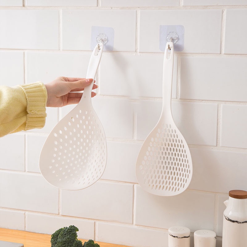 Rây Lọc Muỗng, Dụng Cụ Nhà Bếp Xẻng Thoát Nước Thực Phẩm Để Ráo Nước Mì Ống Bánh Bao, Phụ Kiện Nhà Bếp