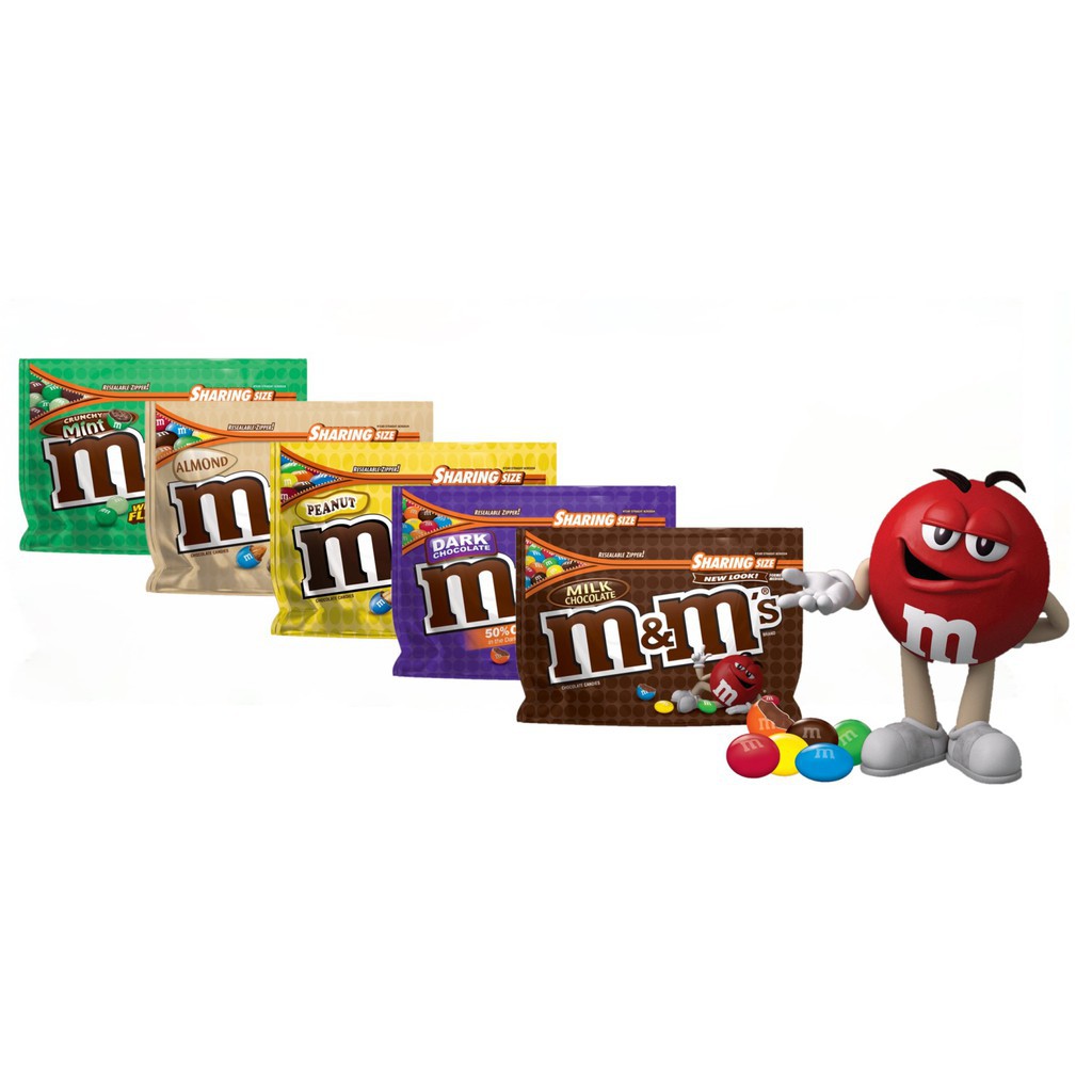 Kẹo Socola Thơm Ngon Mê Ly M&M'S Chocolate Candy Sharing 263.7g Siêu Ngon