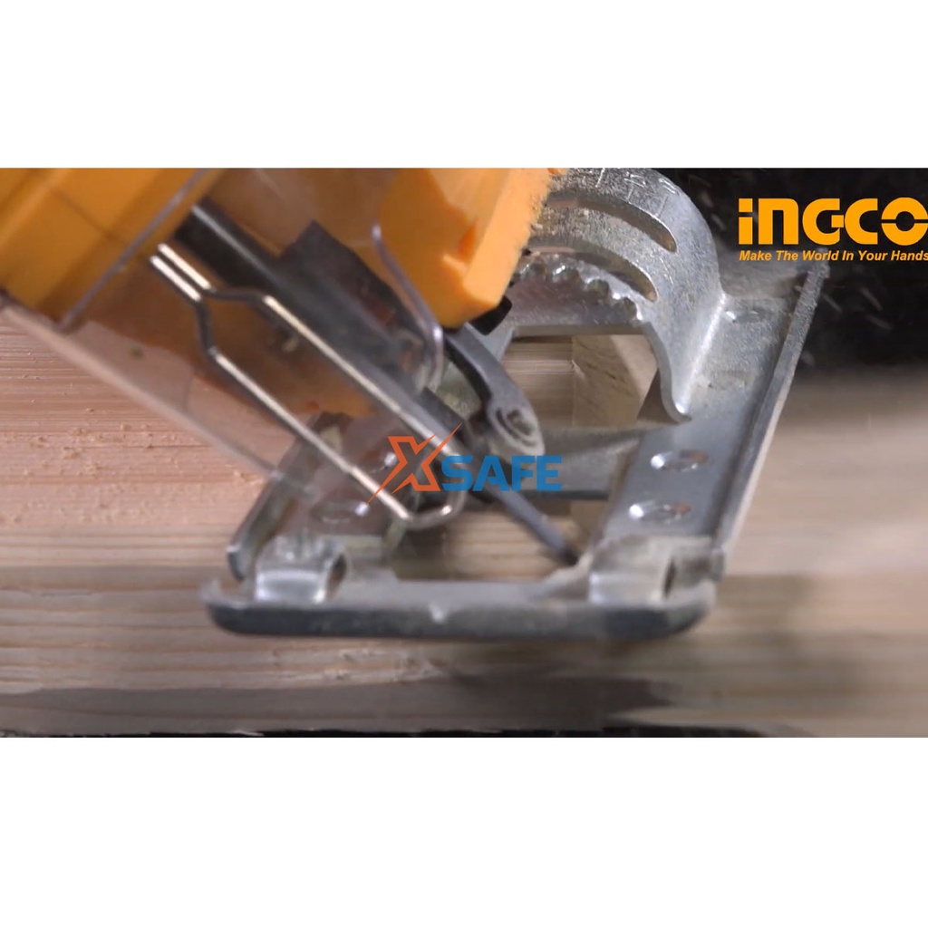 Máy cưa lọng INGCO JS6508 công suất 650W chất liệu cao cấp, độ bền cao, kèm 5 lưỡi cưa, 1 bộ carbon - chính hãng