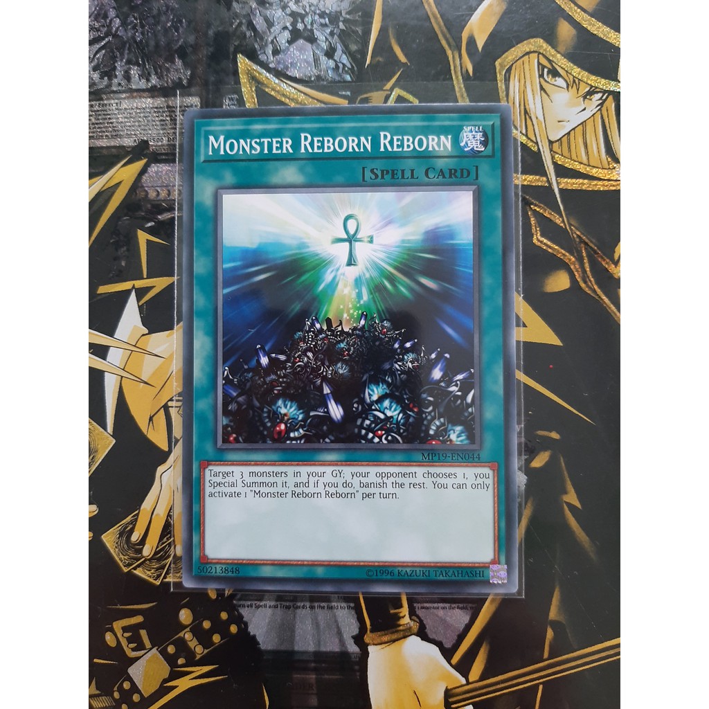 THẺ BÀI YUGIOH Monster Reborn Reborn - MP19-EN044 - Common 1st Edition