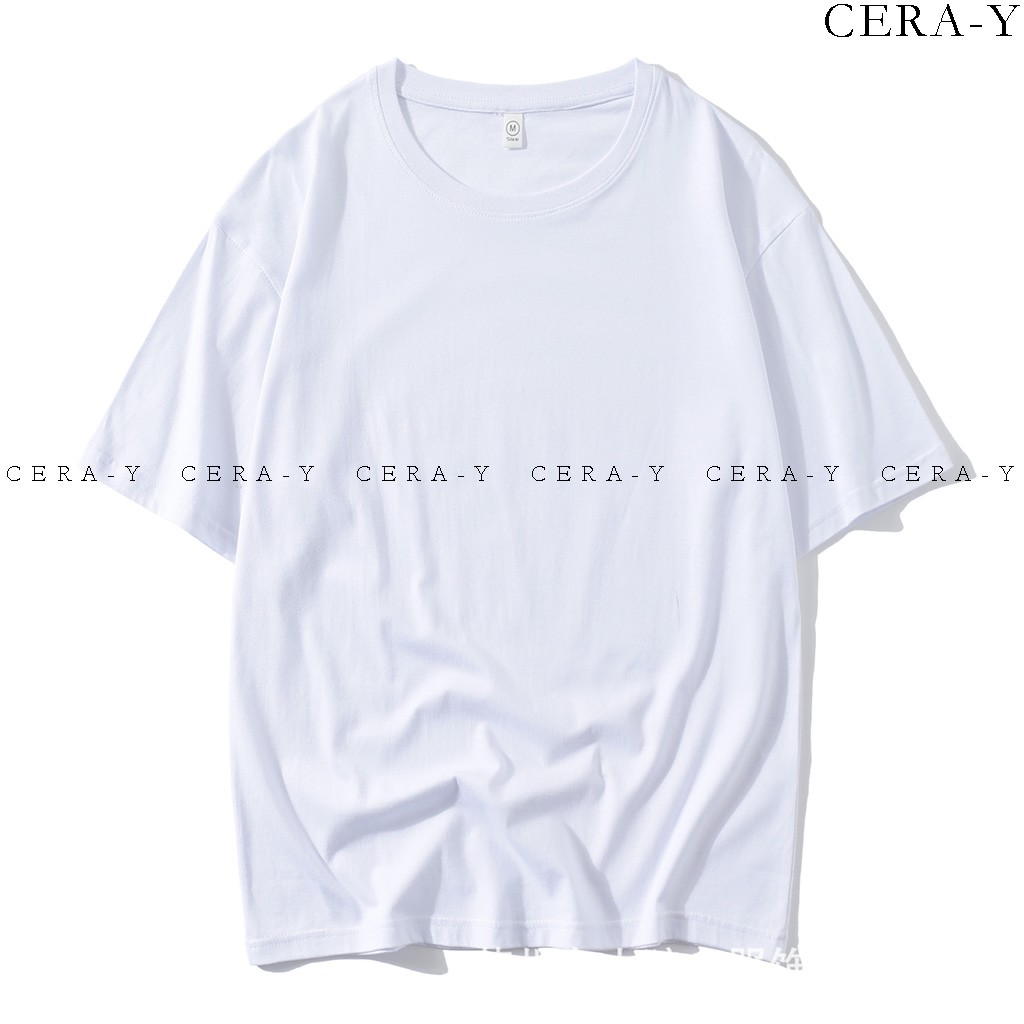 [Mã BMBAU50 giảm 7% đơn 99K] Áo thun form rộng Unisex CERA-Y màu trắng CRA012