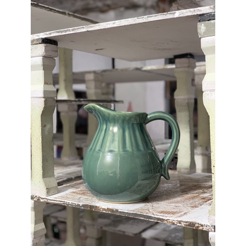 Lọ hoa dáng bình sữa phệ cao 21cm rộng 14cm