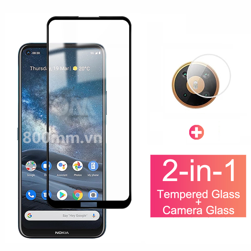 Tempered Glass Nokia 8.3 Full Cover Screen Protector For Nokia 3.4 2.4 5.3 2.3 8.1 3.2 2.2 Protective Glass Film