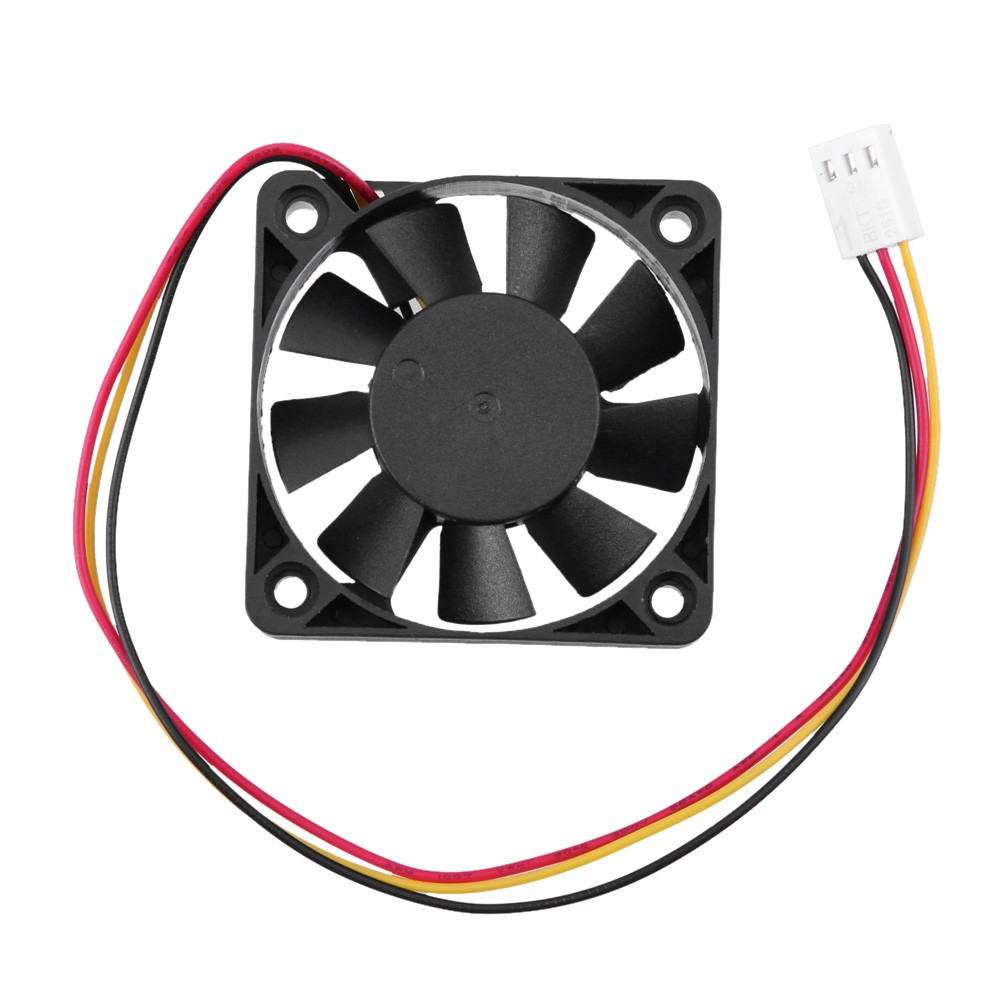 1/2 quạt tản nhiệt làm mát CPU 3 chấu DC 12V kích thước 50 x 50 x 10mm tiện dụng cho máy tính PC