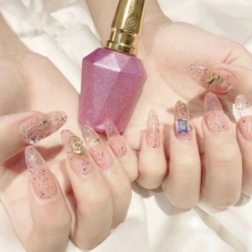 Gel đắp móng Li-nail chính hãng chất đậm đặc không nóng, màu trong suốt
