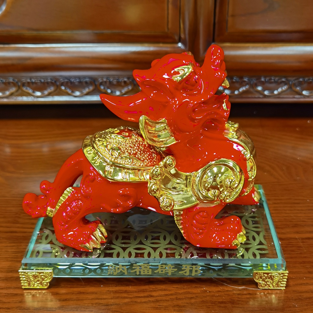 Cặp Đôi Tỳ Hưu 416 Phong Thuỷ Thu Hút Tài Lộc ( Vật Phẩm Phong Thuỷ) - Phật Giáo Tường Thuận