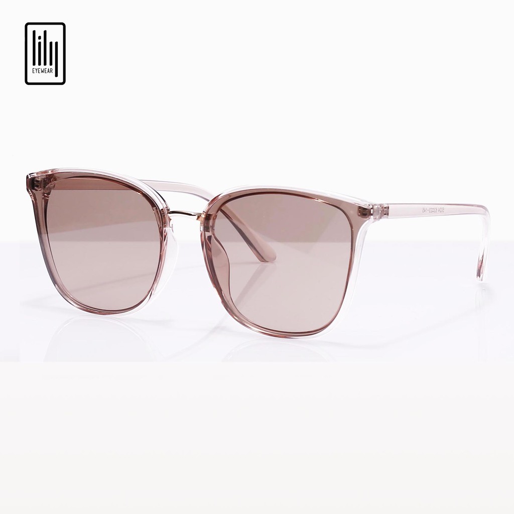 Kính mát nữ Lilyeyewear chống UV400, thiết kế mắt vuông dễ đeo, màu sắc thời trang 5024