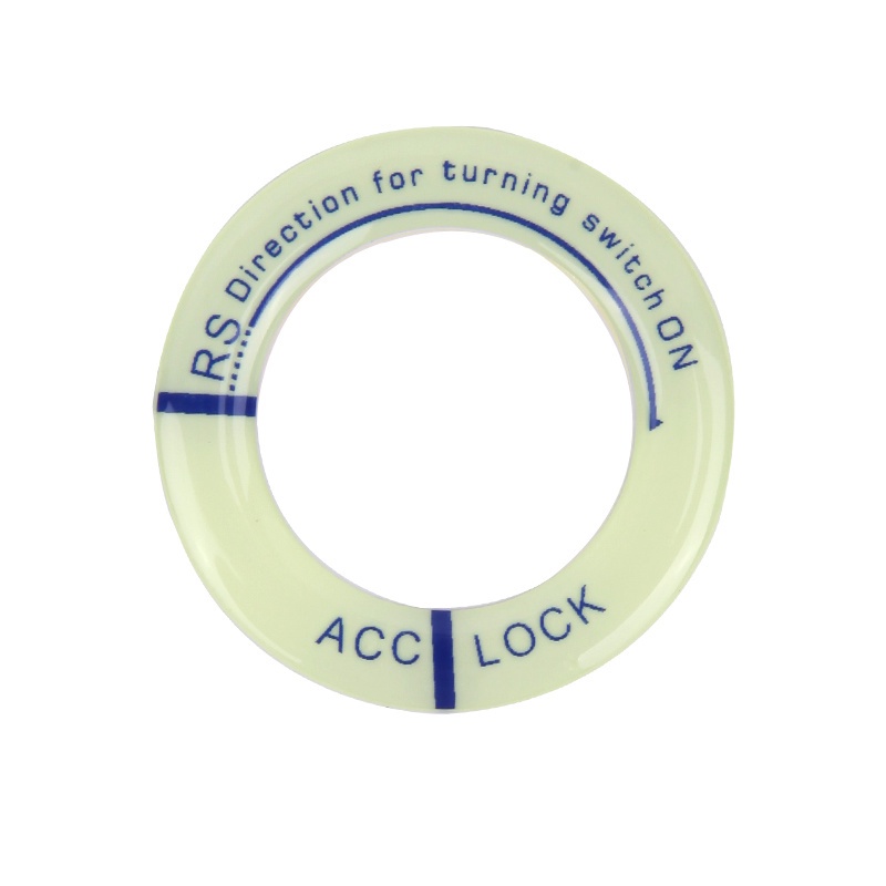 Miếng dán vòng tròn bảo vệ công tắc nắp đánh lửa 3D bằng gel dạ quang