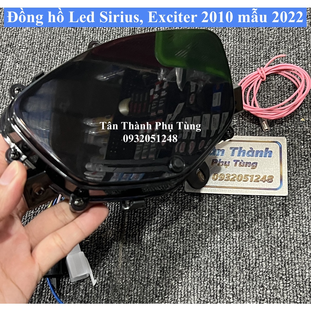 Đồng hồ điện tử Led gắn Sirius, Exciter 2010 như zin mẫu 2022