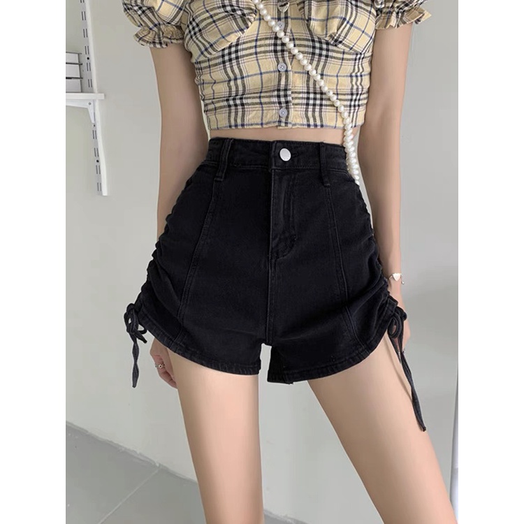 SALE!!! BÁN SỈ Quần sooc bò cạp cao rút dây cực hot QB800